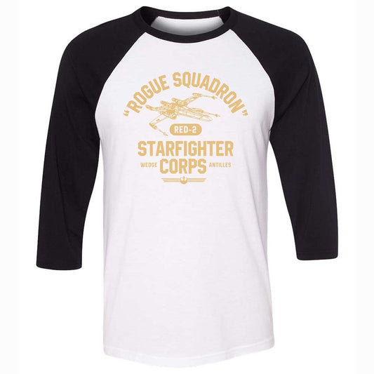 Unisex 3/4 Baseball Tee - R6PMQF4B - White/Black - 1