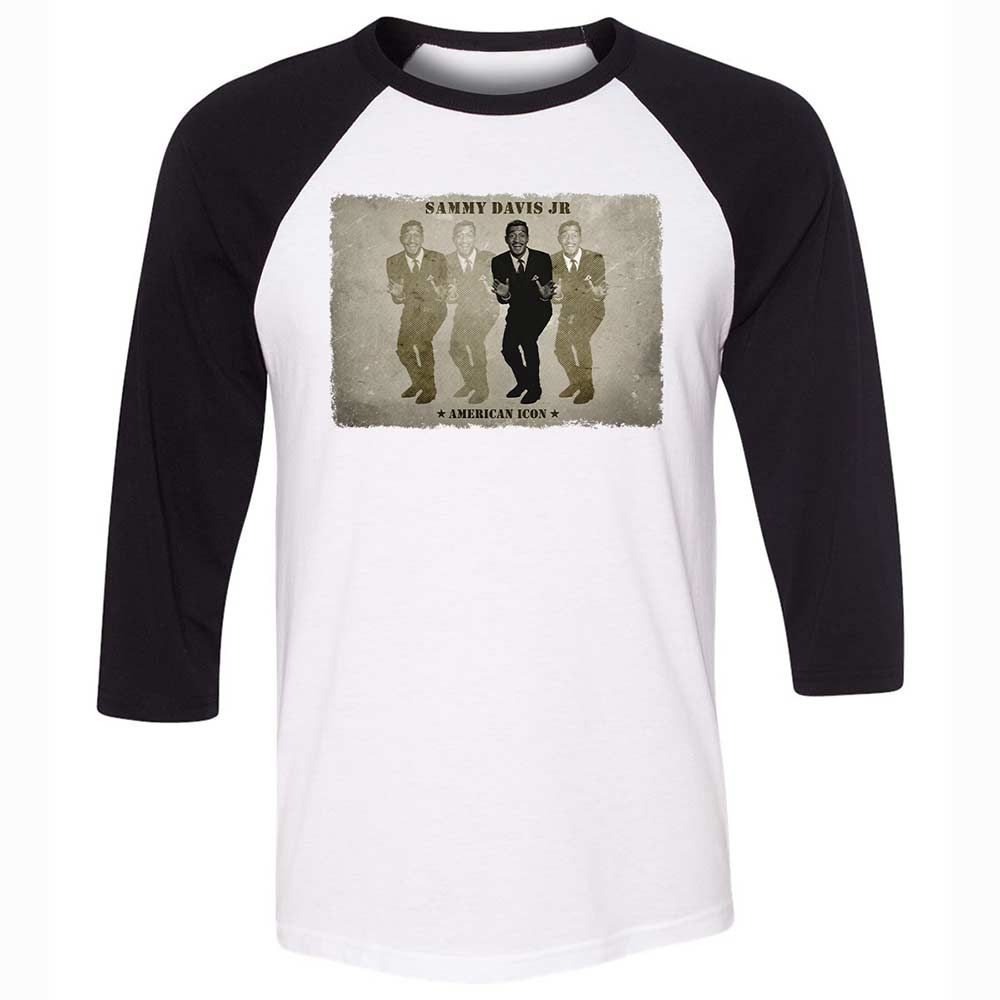 Unisex 3/4 Baseball Tee - EFF8CK4E - White/Black - 1