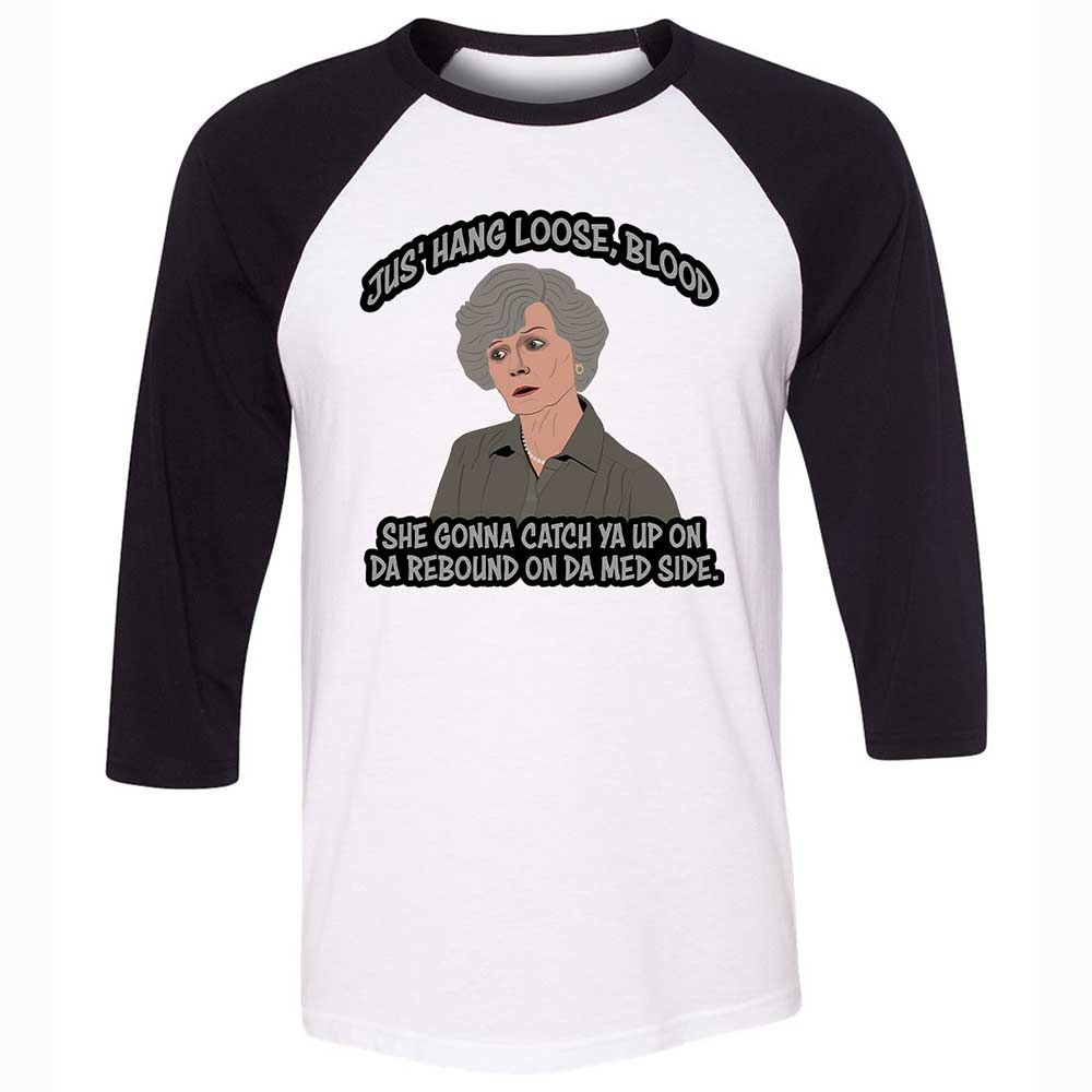 Unisex 3/4 Baseball Tee - YJ765M5F - White/Black - 1