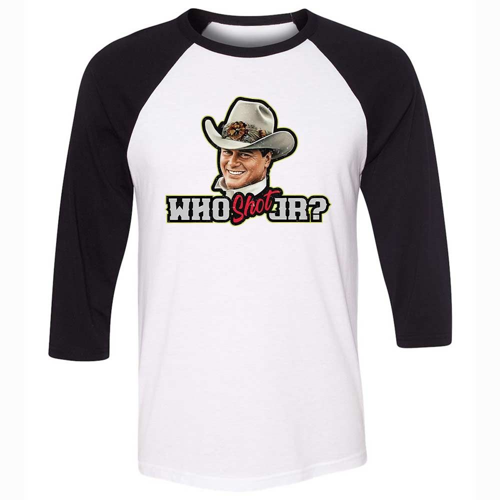 Unisex 3/4 Baseball Tee - 3S8HMS8G - White/Black - 1