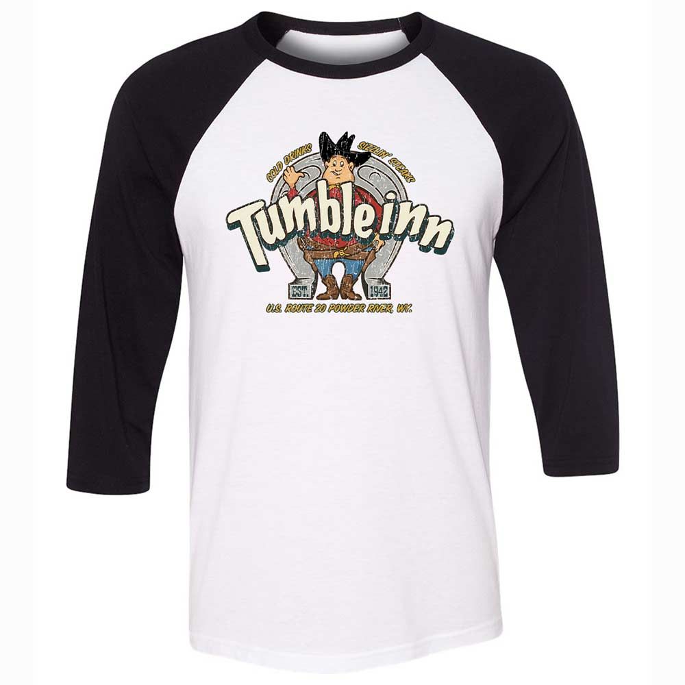Unisex 3/4 Baseball Tee - LDLT6X67 - White/Black - 1