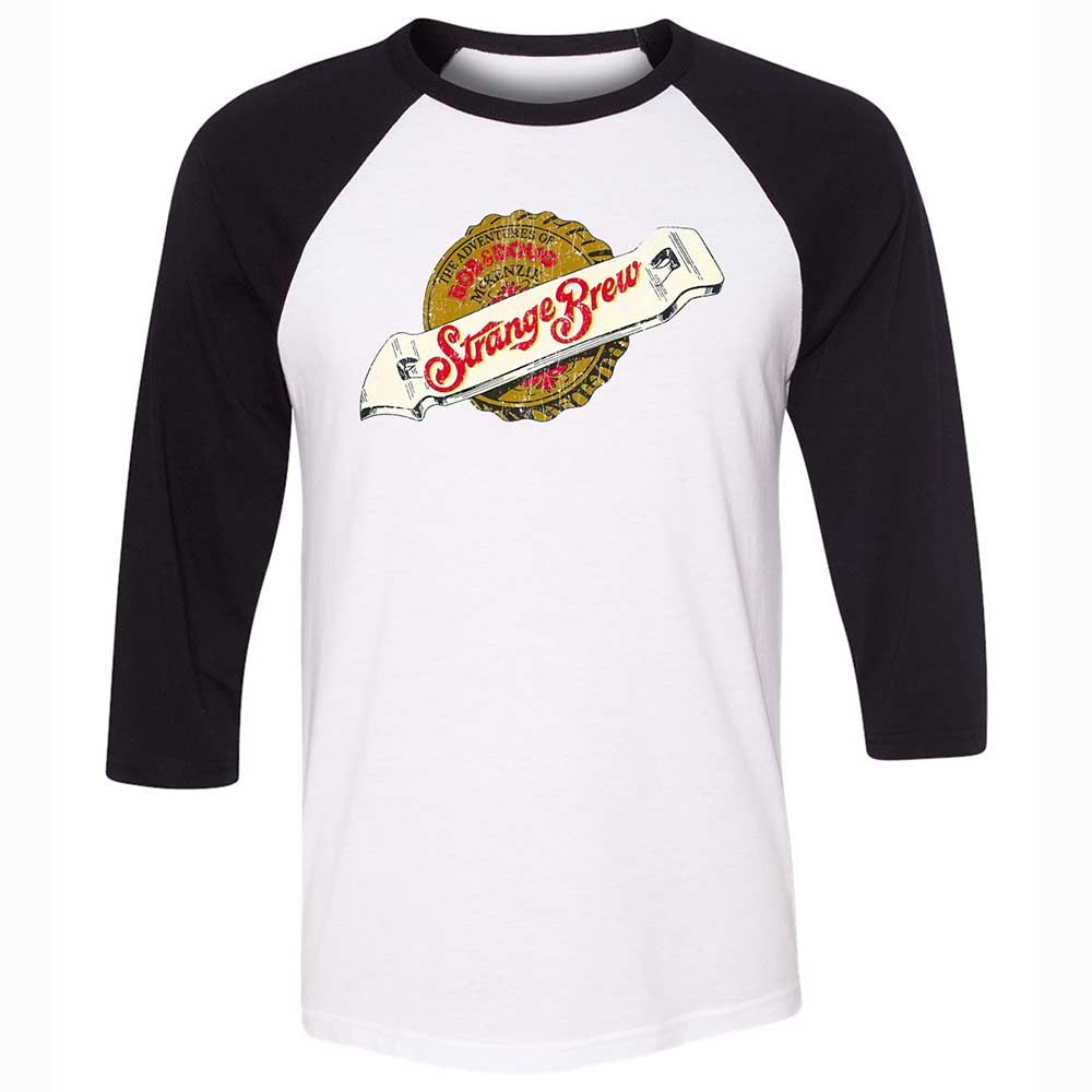 Unisex 3/4 Baseball Tee - 6RFZ4GEU - White/Black - 1