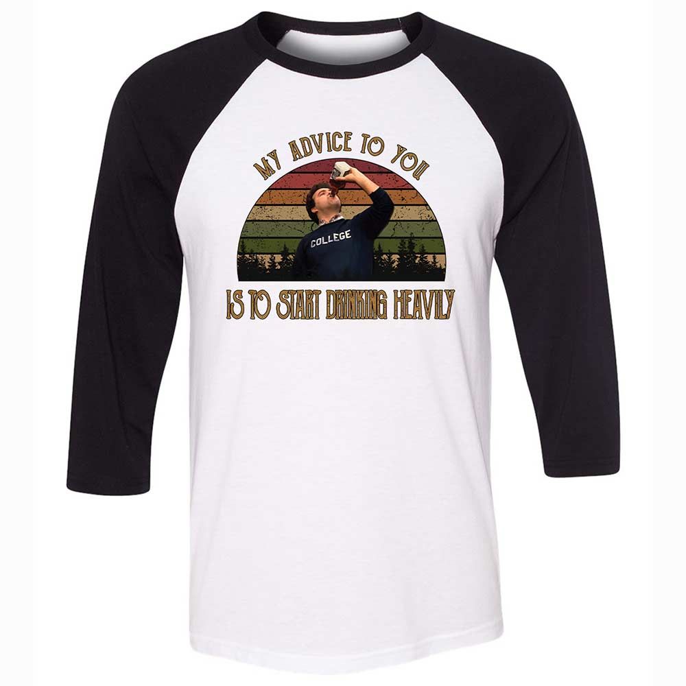 Unisex 3/4 Baseball Tee - 3CEY4N25 - White/Black - 1