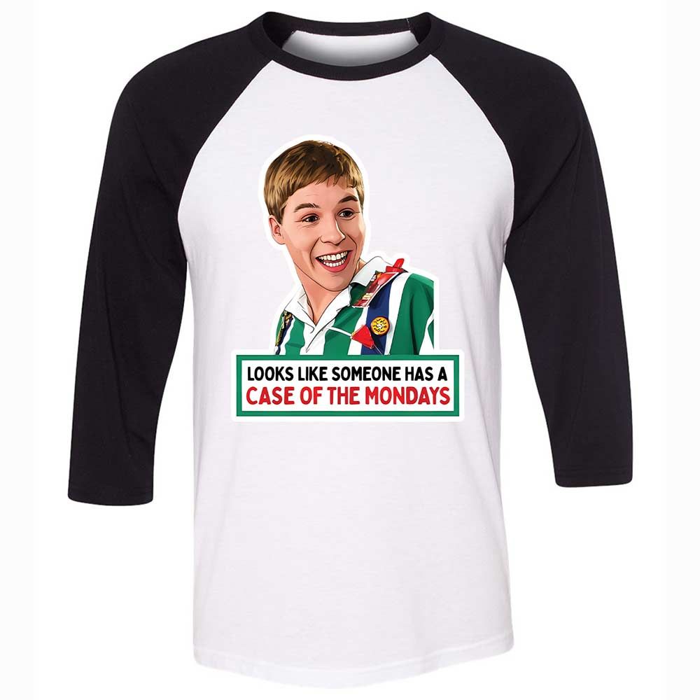Unisex 3/4 Baseball Tee - BRG3Y9LG - White/Black - 1
