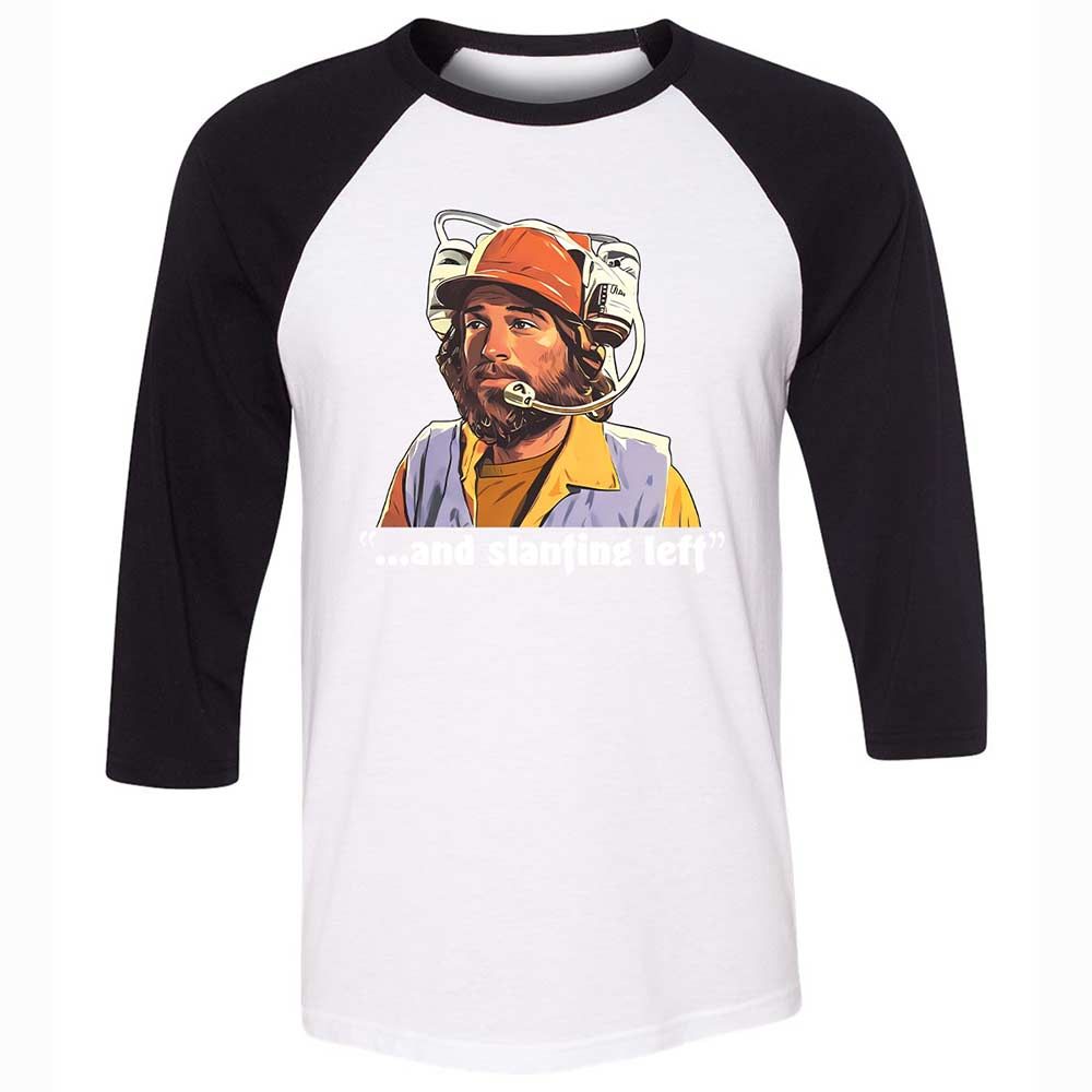Unisex 3/4 Baseball Tee - Z16CYQY3 - White/Black - 1
