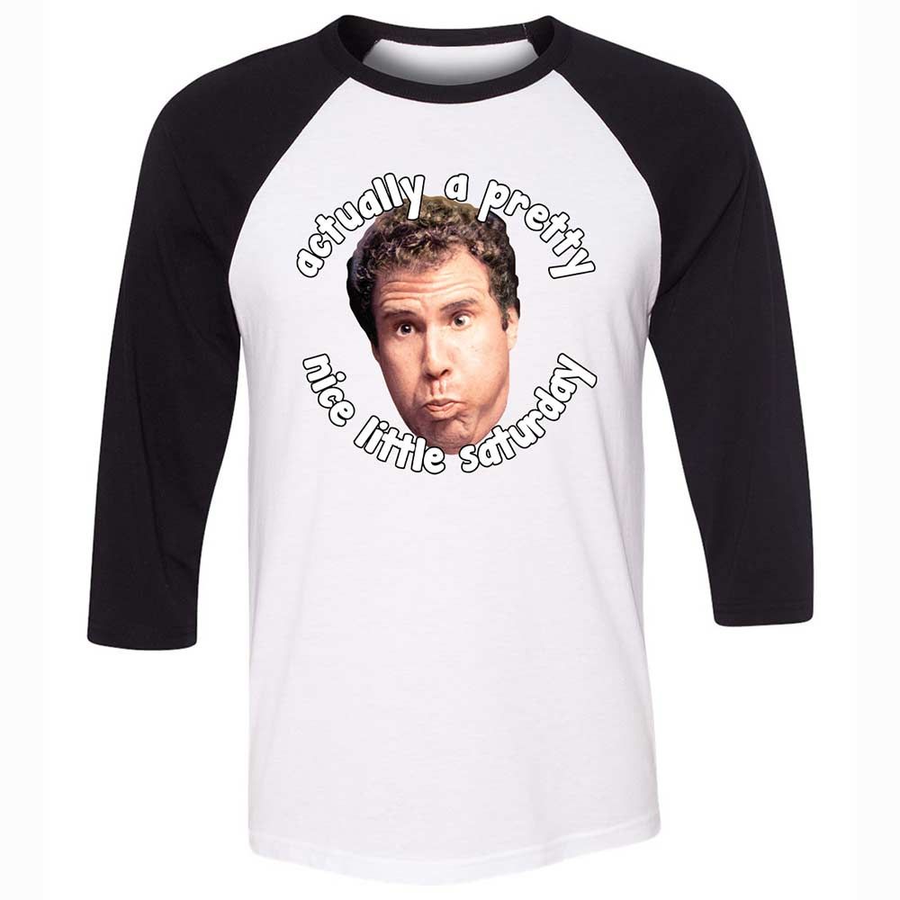 Unisex 3/4 Baseball Tee - XGE6EZ3L - White/Black - 1