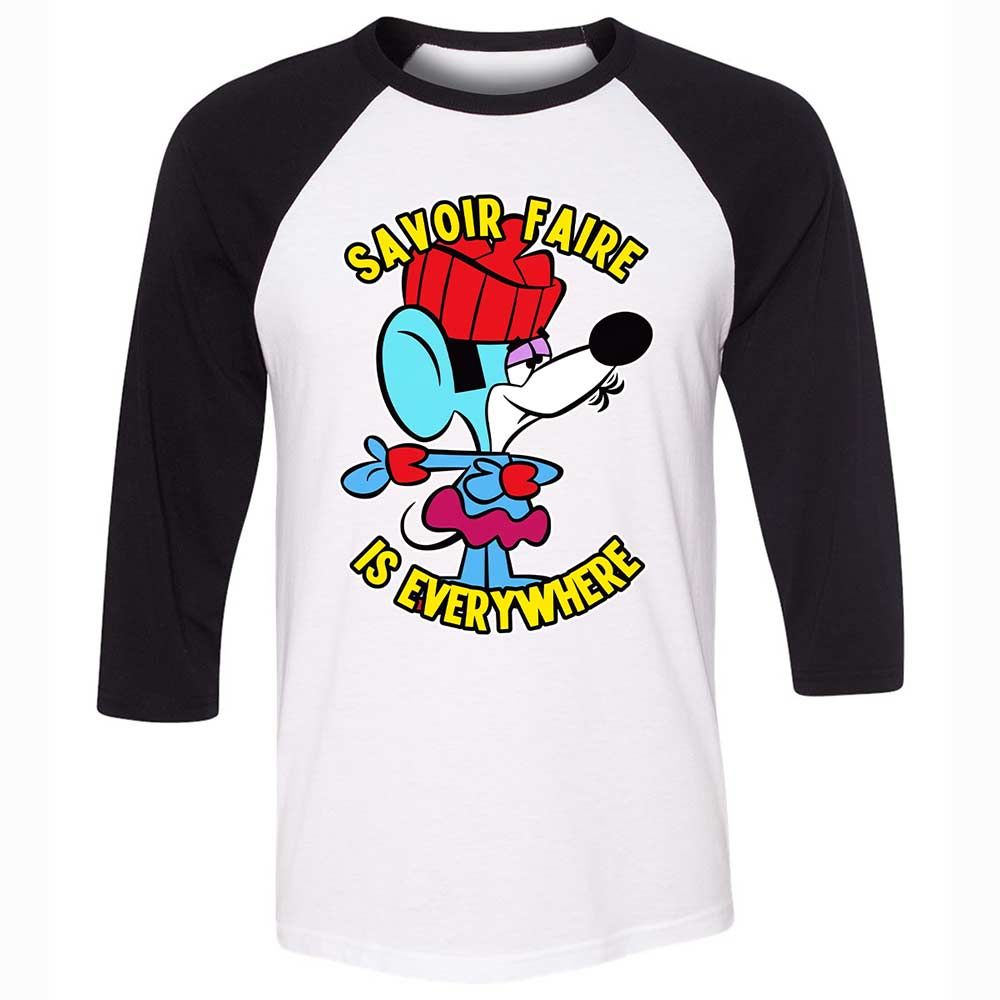 Unisex 3/4 Baseball Tee - LNAZFVV5 - White/Black - 1