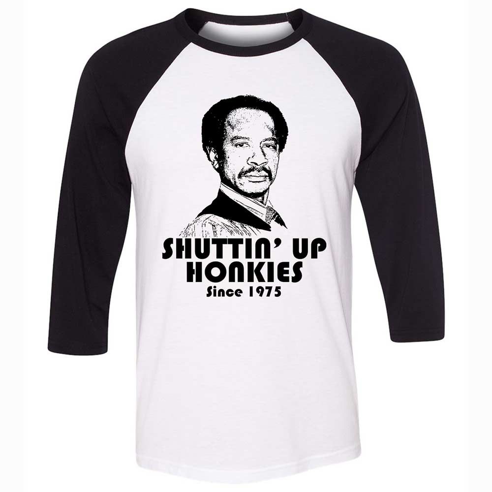 Unisex 3/4 Baseball Tee - F4RNWLNV - White/Black - 1
