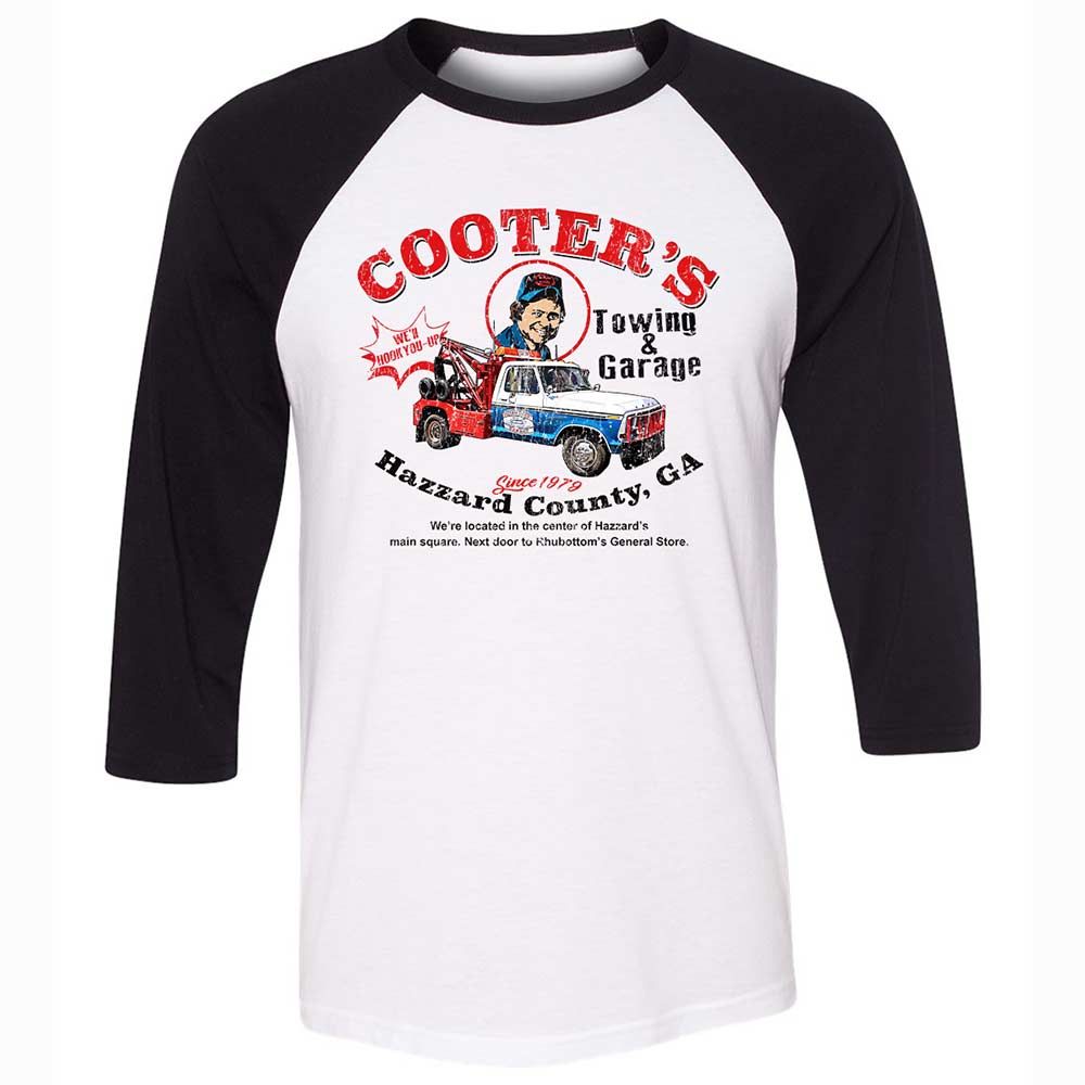 Unisex 3/4 Baseball Tee - S37WL2P4 - White/Black - 1