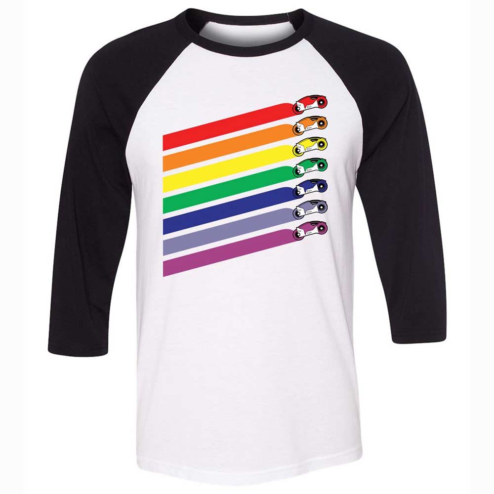 Race The Rainbow - White/Black - 1