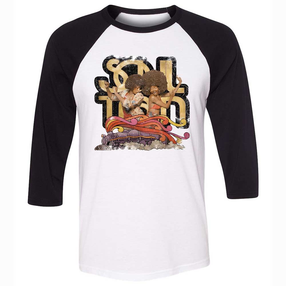 Retro Soul Train Dance Vibes - White/Black - 1