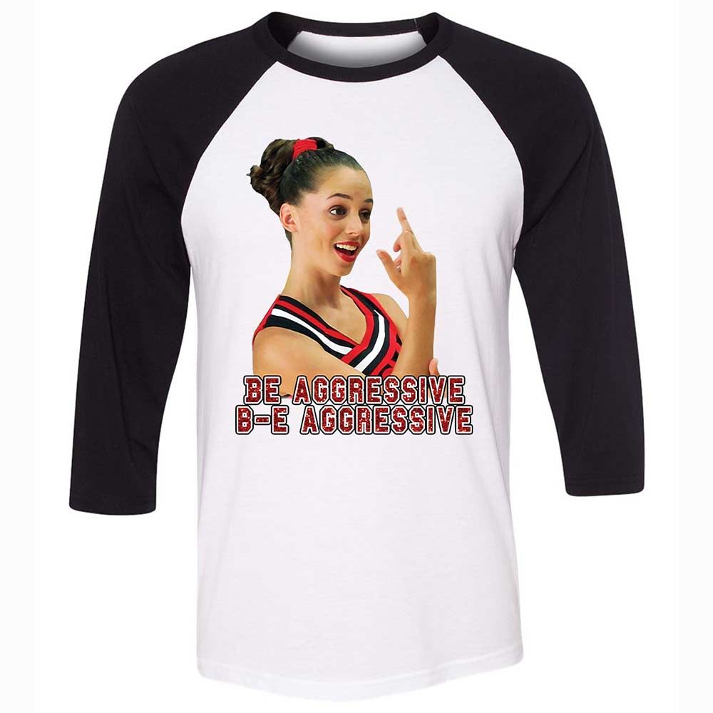 Unisex 3/4 Baseball Tee - EBWVK8W5 - White/Black - 1