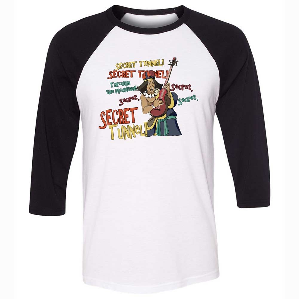 Unisex 3/4 Baseball Tee - 6M9RWTLA - White/Black - 1