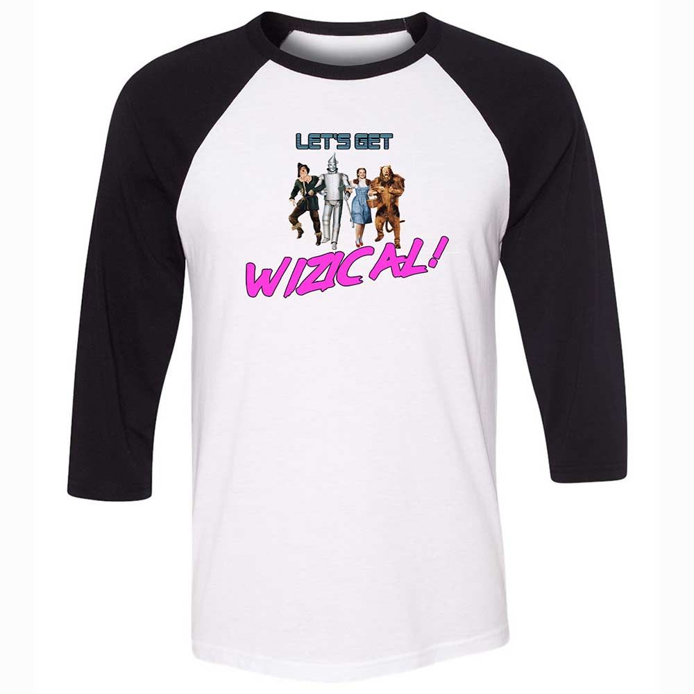Unisex 3/4 Baseball Tee - F5HRYDB4 - White/Black - 1