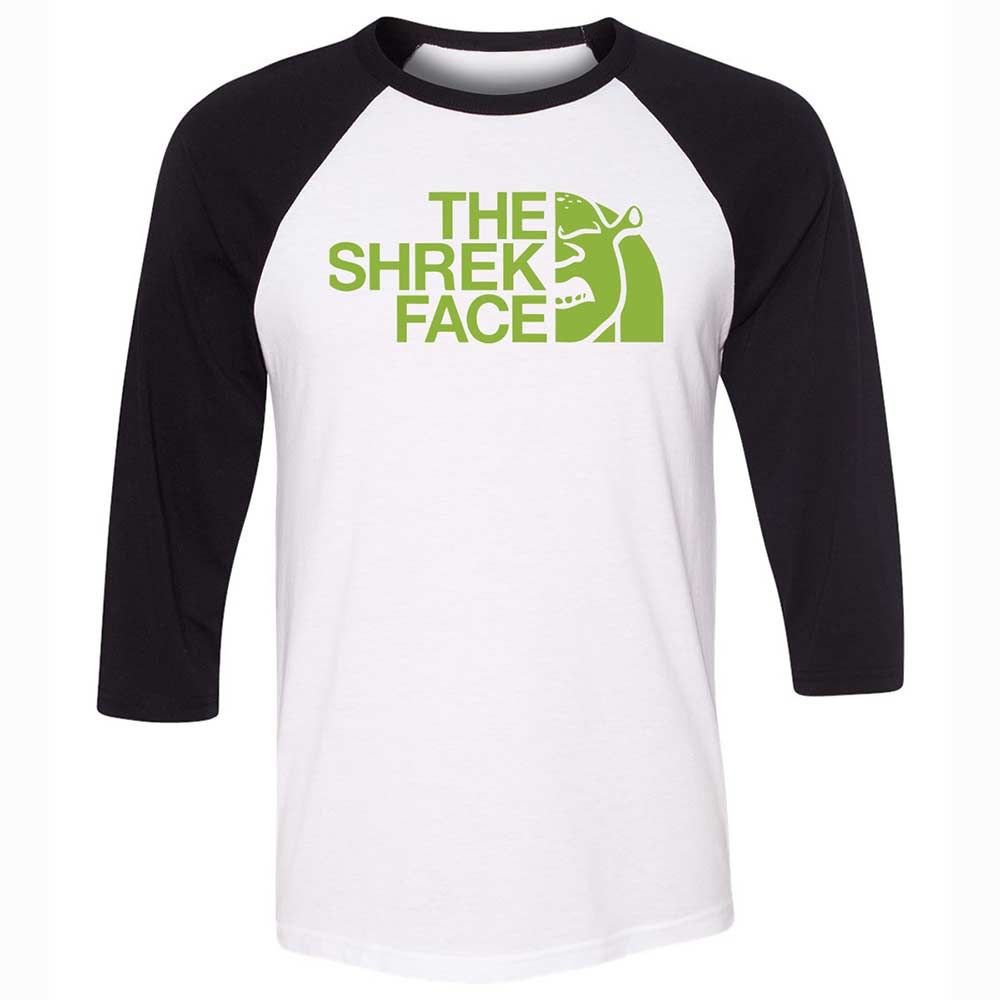 Unisex 3/4 Baseball Tee - ZHD8EP7H - White/Black - 1