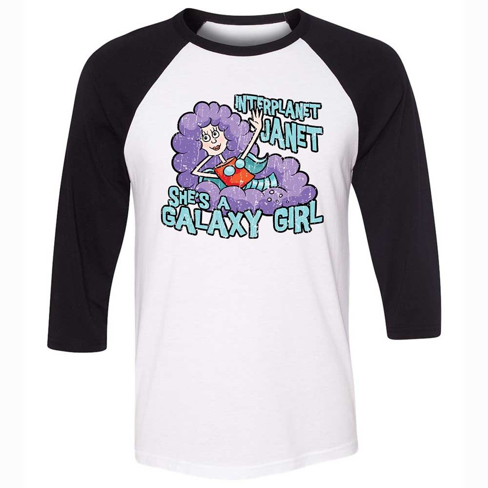 Unisex 3/4 Baseball Tee - U7WLUBC2 - White/Black - 1