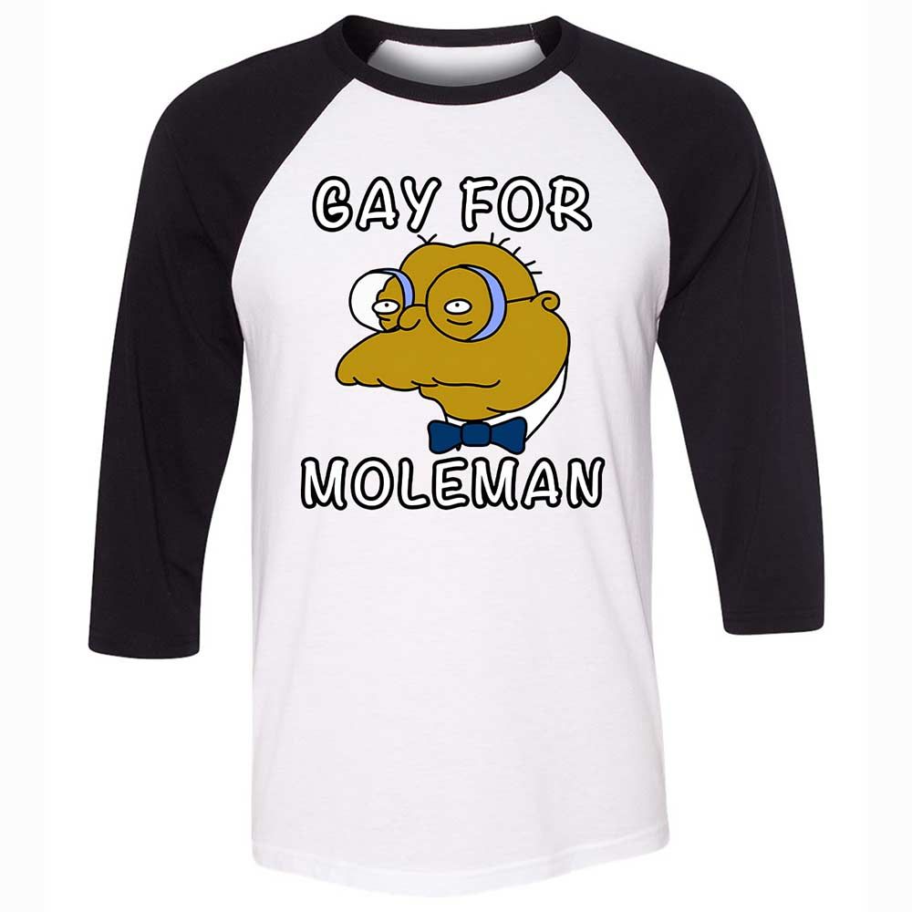 Gay for Moleman - White/Black - 1