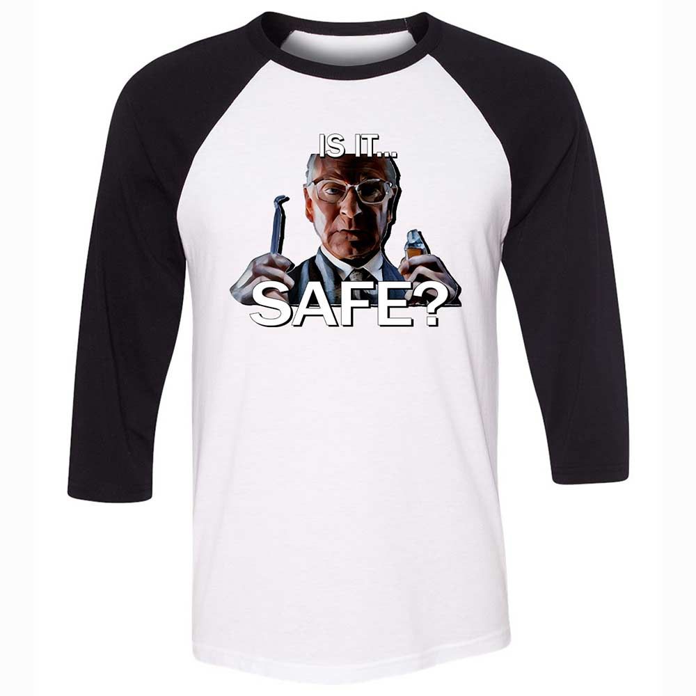 Unisex 3/4 Baseball Tee - 9VJ7WWRM - White/Black - 1