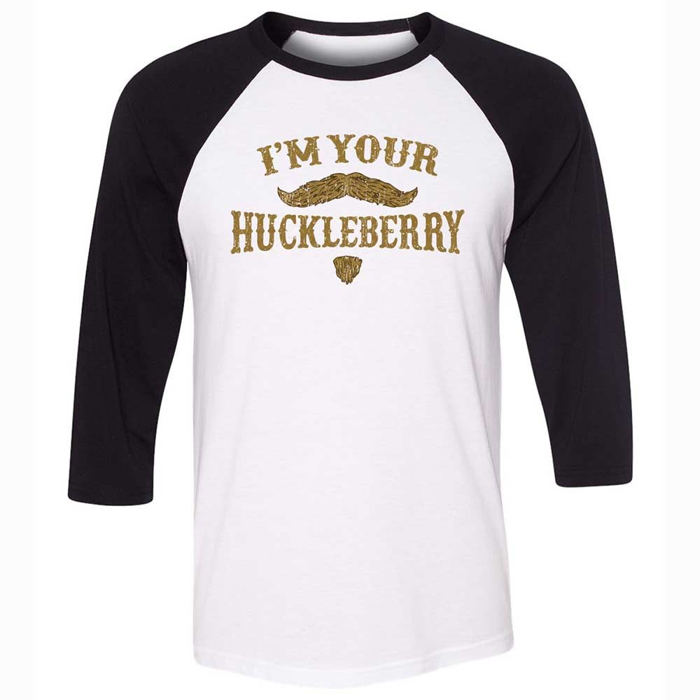 Unisex 3/4 Baseball Tee - 93HW4RLK - White/Black - 1