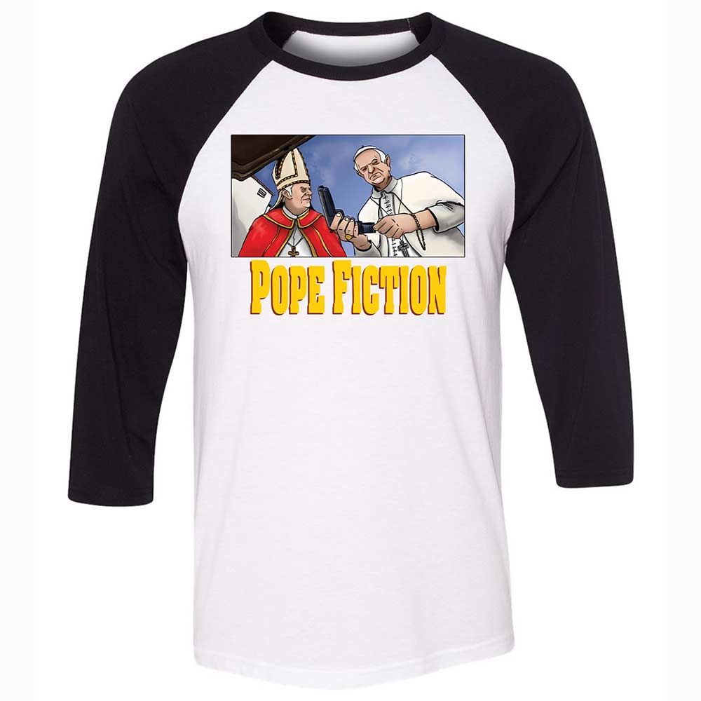 Pope Fiction - White/Black - 1