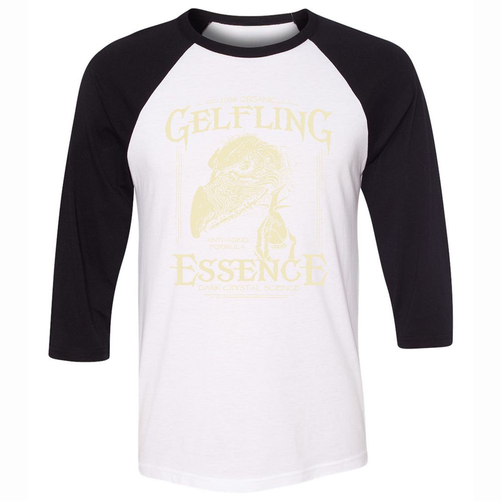 Unisex 3/4 Baseball Tee - L6ARNVE1 - White/Black - 1