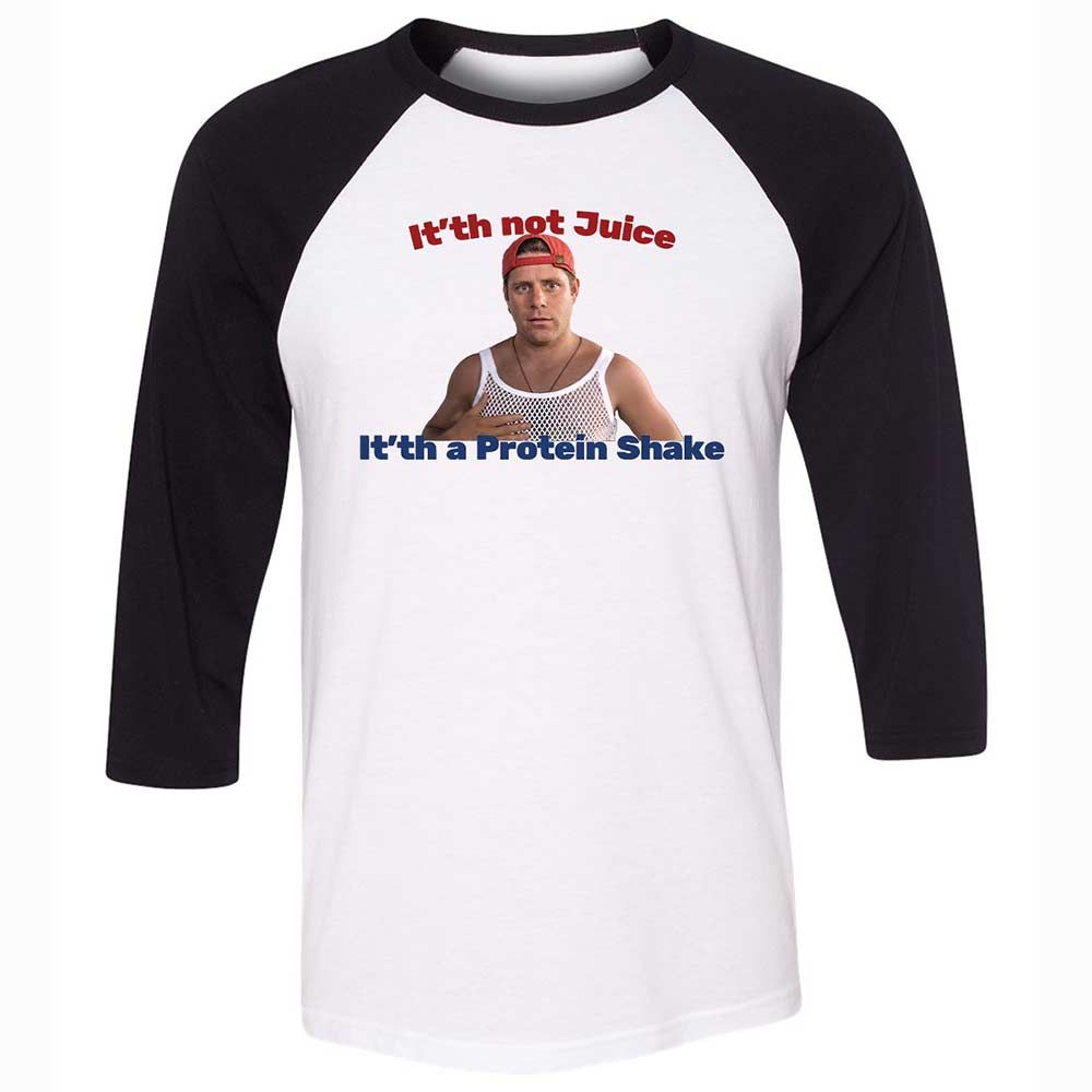 Unisex 3/4 Baseball Tee - EZJ7YNPD - White/Black - 1