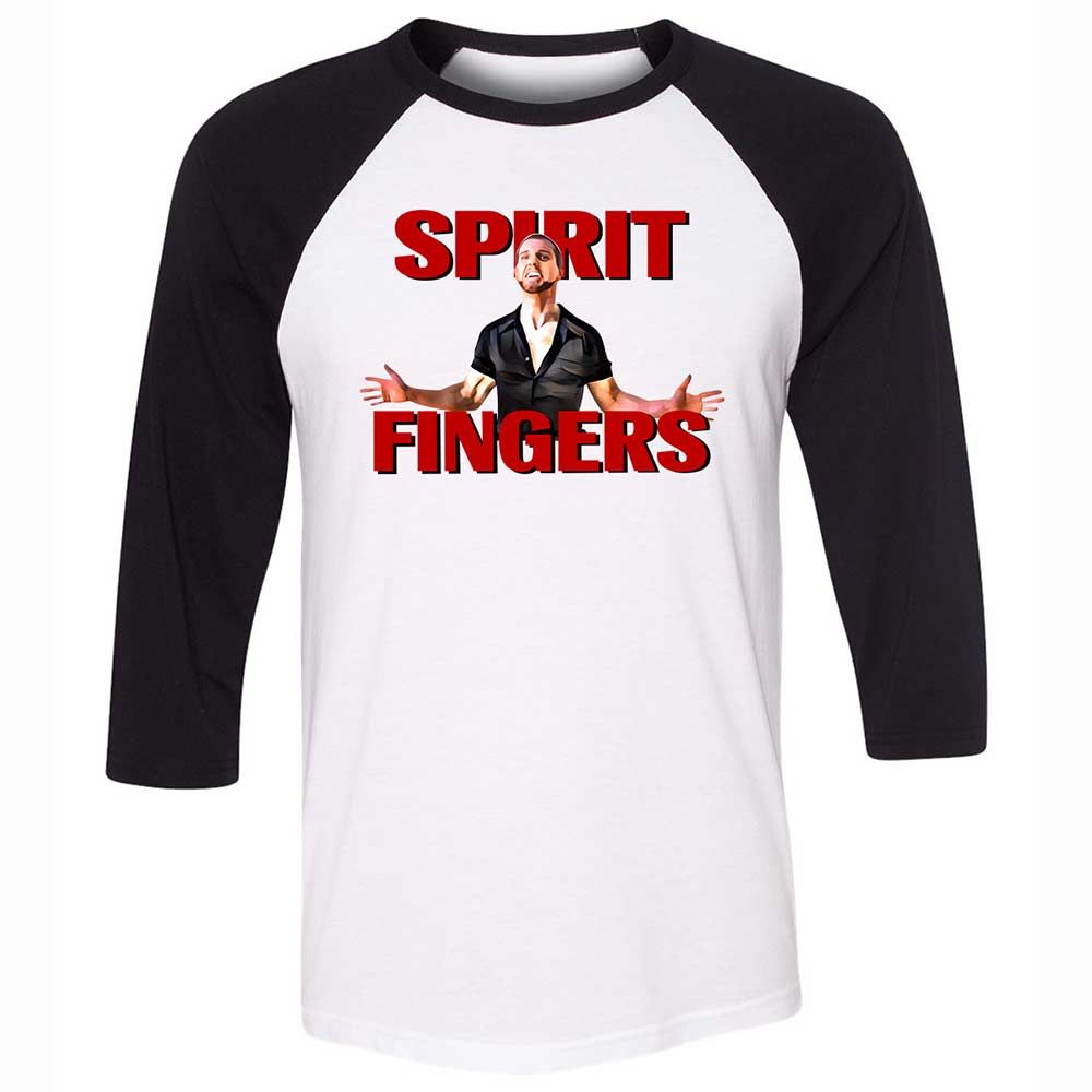 Unisex 3/4 Baseball Tee - D83NPH6Y - White/Black - 1