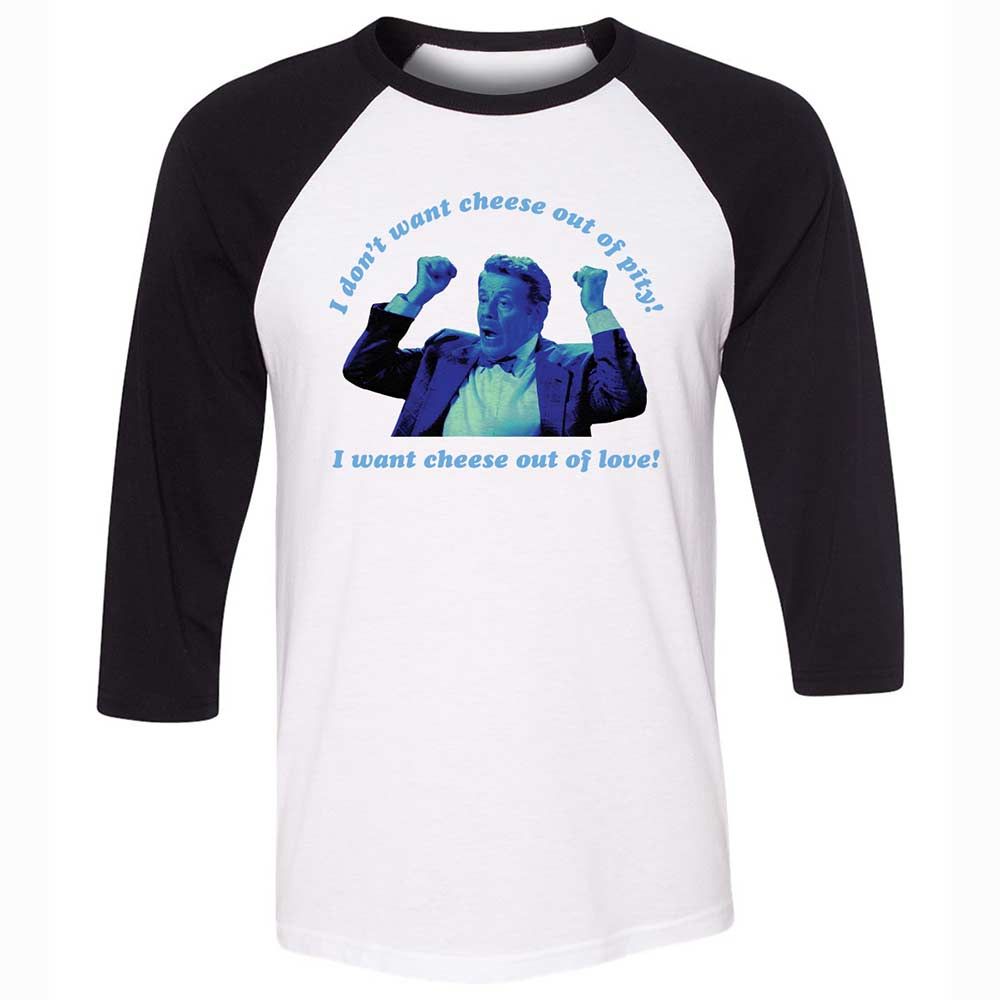 Unisex 3/4 Baseball Tee - 21VDRHFP - White/Black - 1