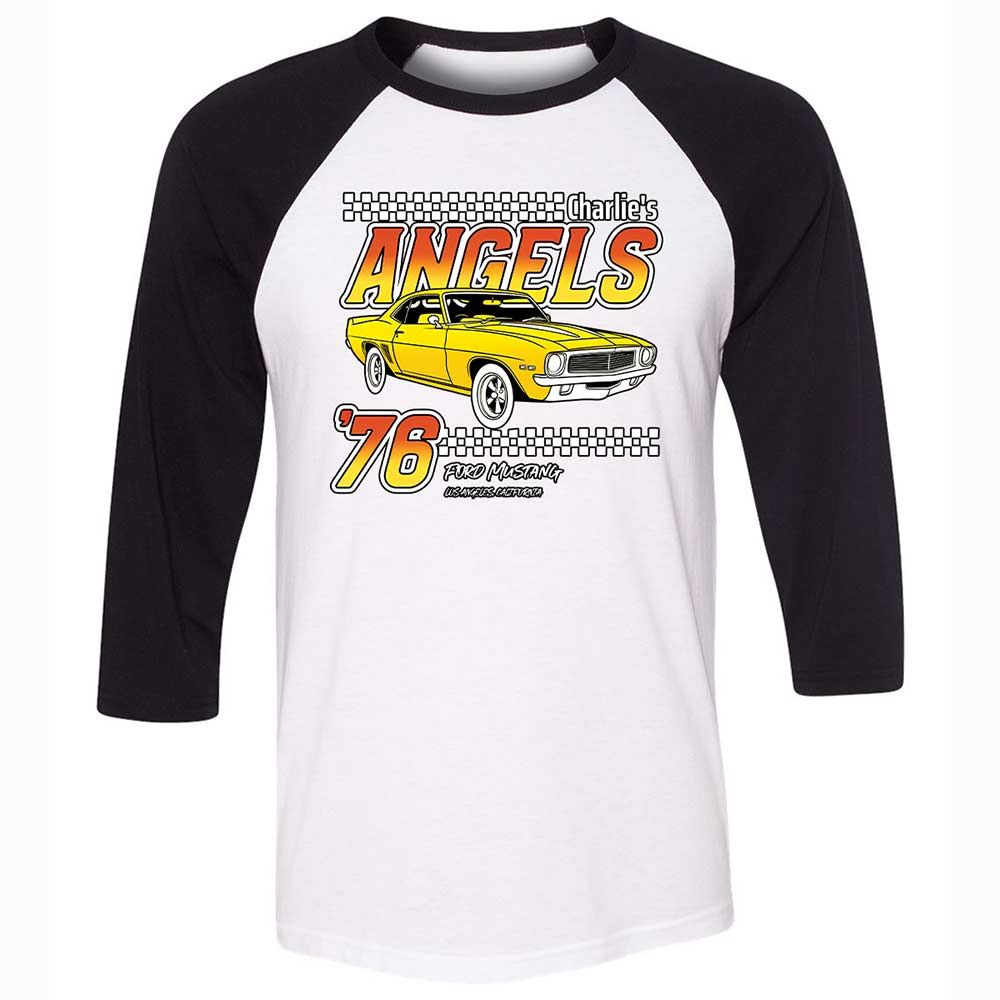 Unisex 3/4 Baseball Tee - 1PMF4BZX - White/Black - 1