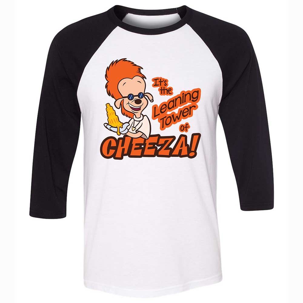 Leaning Tower of Cheeza - White/Black - 1
