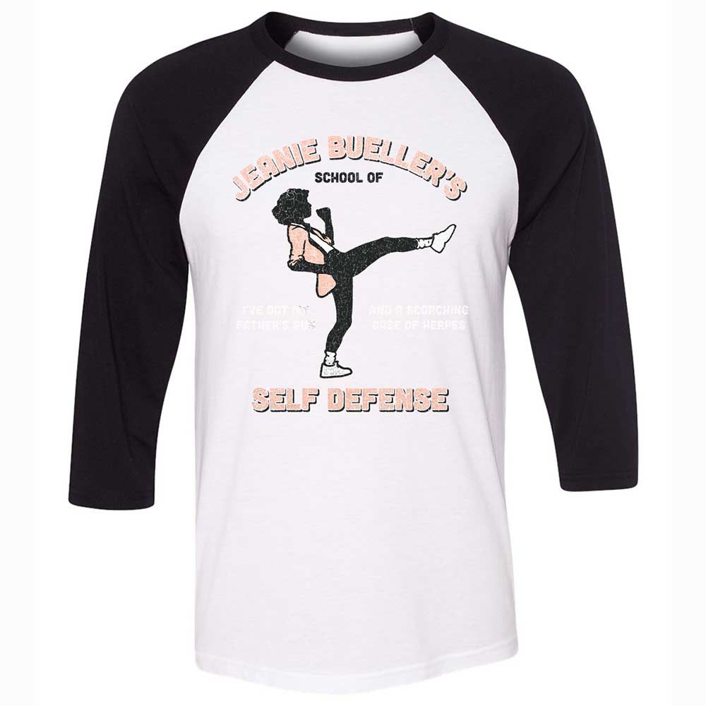 Unisex 3/4 Baseball Tee - 84ZSSEPN - White/Black - 1