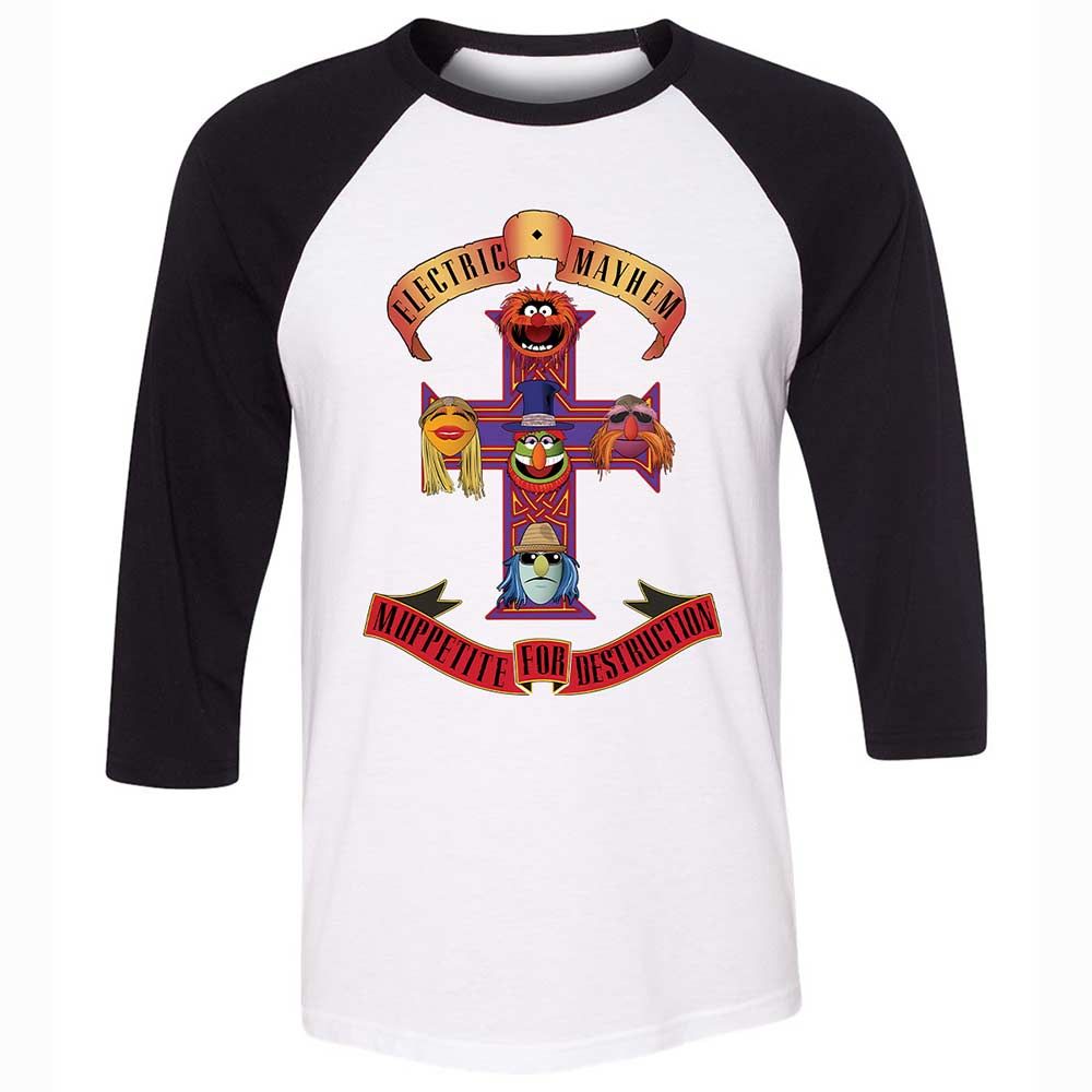 Muppetite For Mayhem - White/Black - 1
