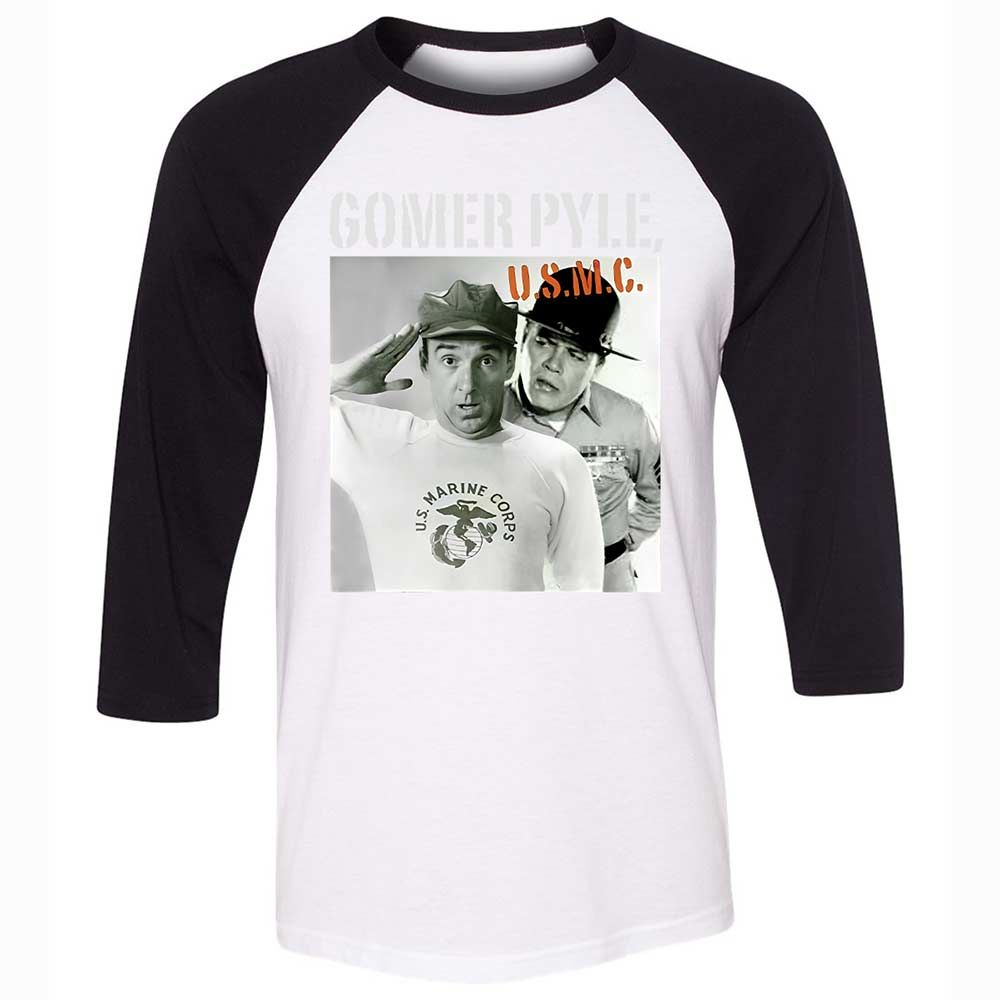 Unisex 3/4 Baseball Tee - 9HCSVQ4T - White/Black - 1