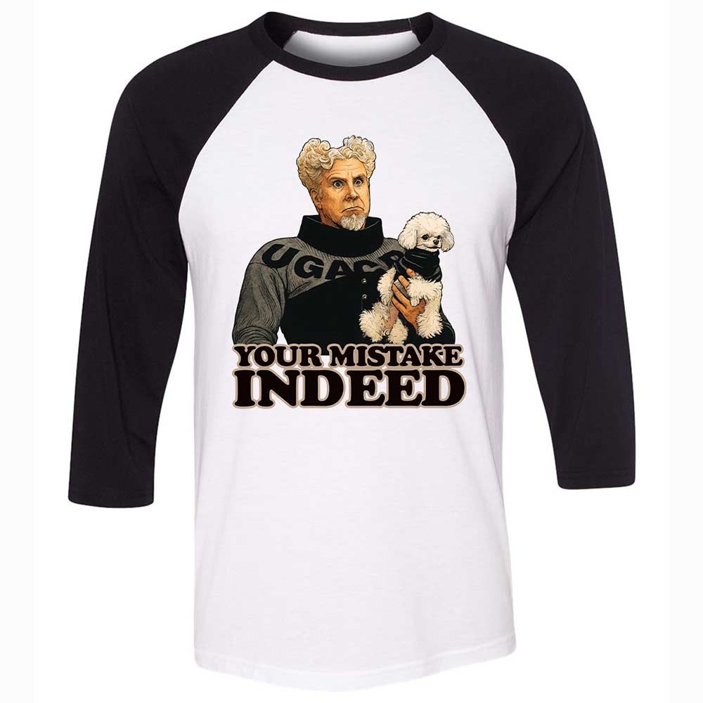 Unisex 3/4 Baseball Tee - VDRHCM4U - White/Black - 1