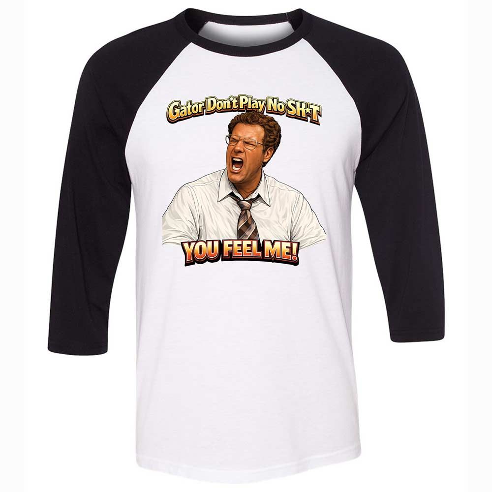 Unisex 3/4 Baseball Tee - VCLS1ZND - White/Black - 1