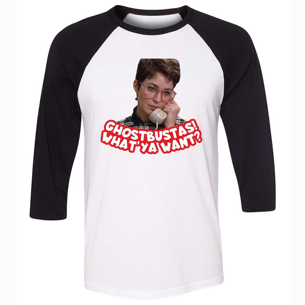 Unisex 3/4 Baseball Tee - GY5ZHZWZ - White/Black - 1