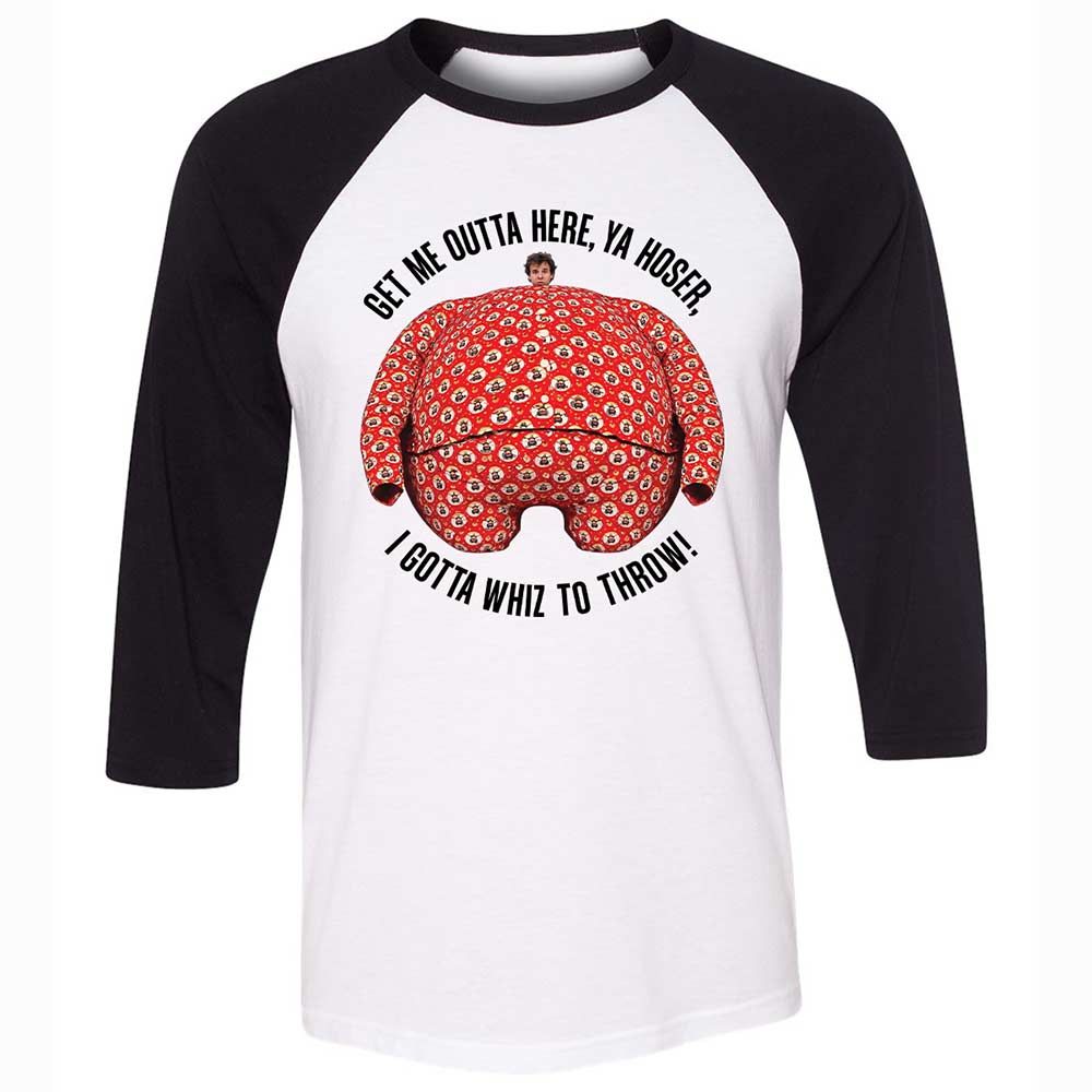 Unisex 3/4 Baseball Tee - CL9MFYZN - White/Black - 1