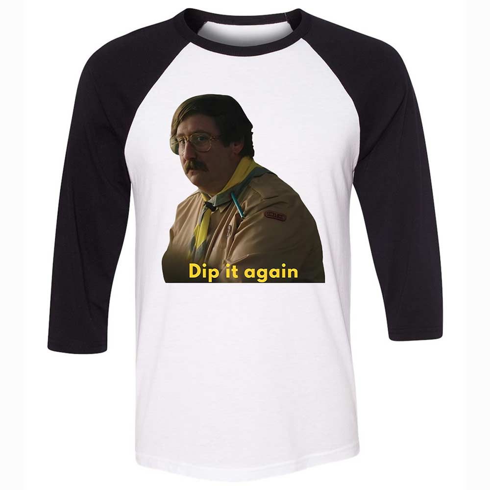 Unisex 3/4 Baseball Tee - NNR7198V - White/Black - 1