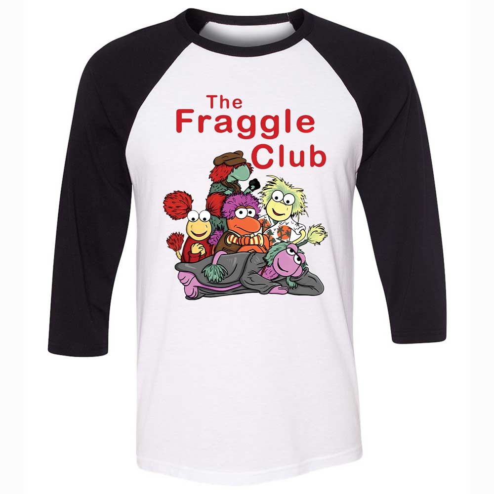 Unisex 3/4 Baseball Tee - 5QPUEJCC - White/Black - 1