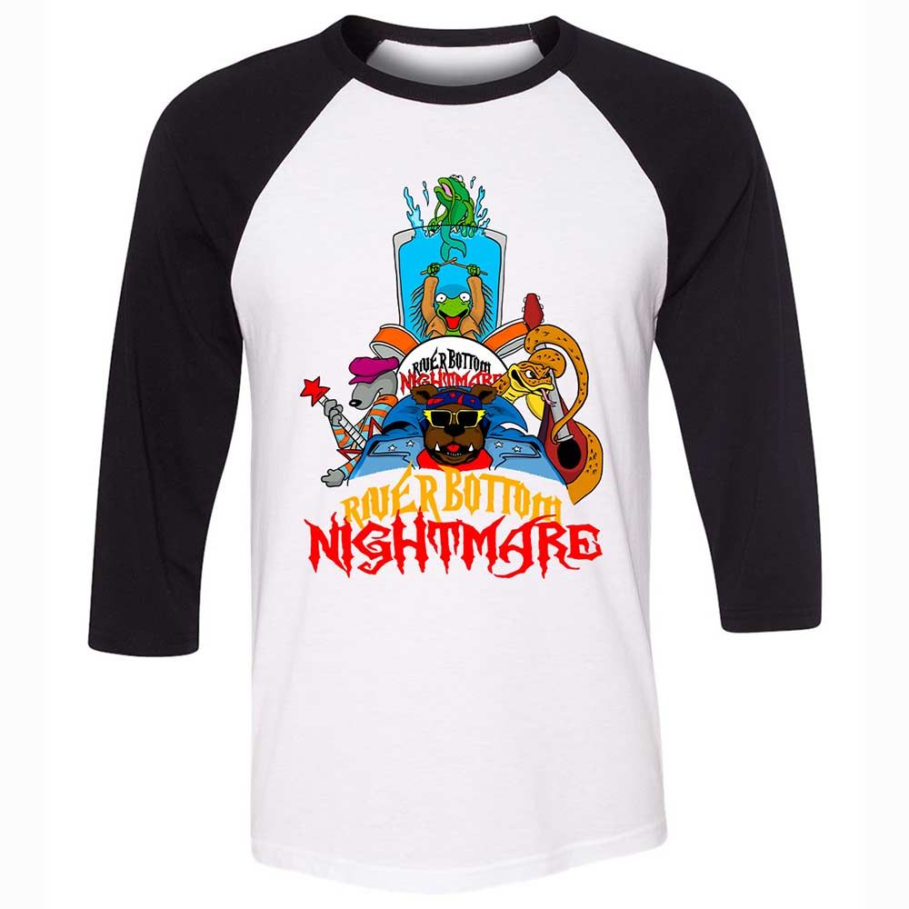 The River Bottom Nightmare Band - White/Black - 1