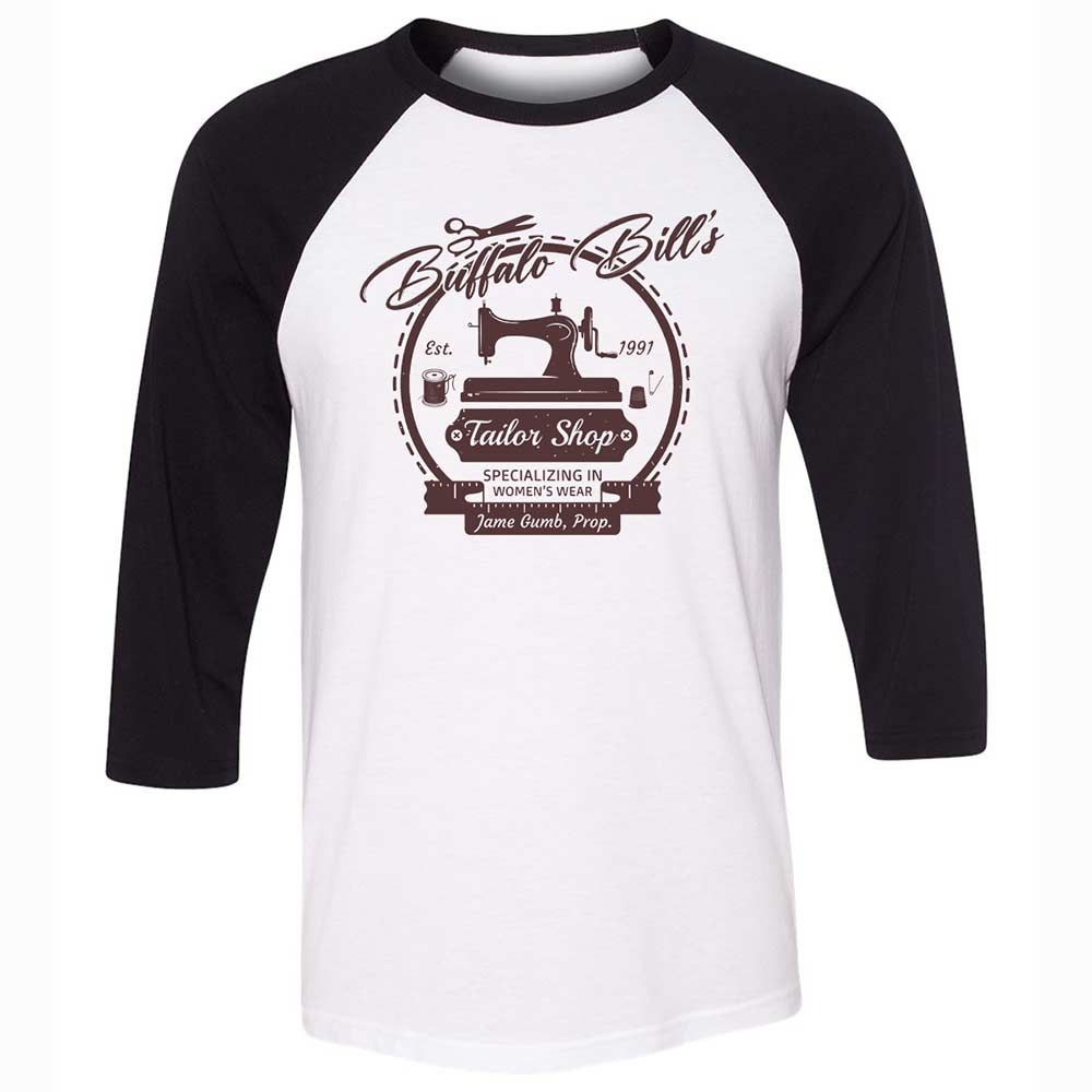 Unisex 3/4 Baseball Tee - 4U6E2BG2 - White/Black - 1