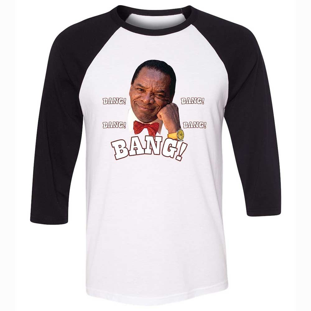 Unisex 3/4 Baseball Tee - 11USQLZR - White/Black - 1