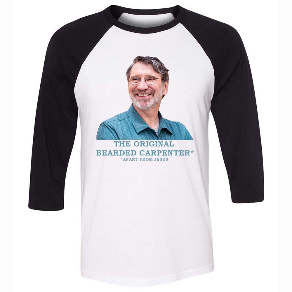 The Original Bearded Carpenter - White/Black - 1