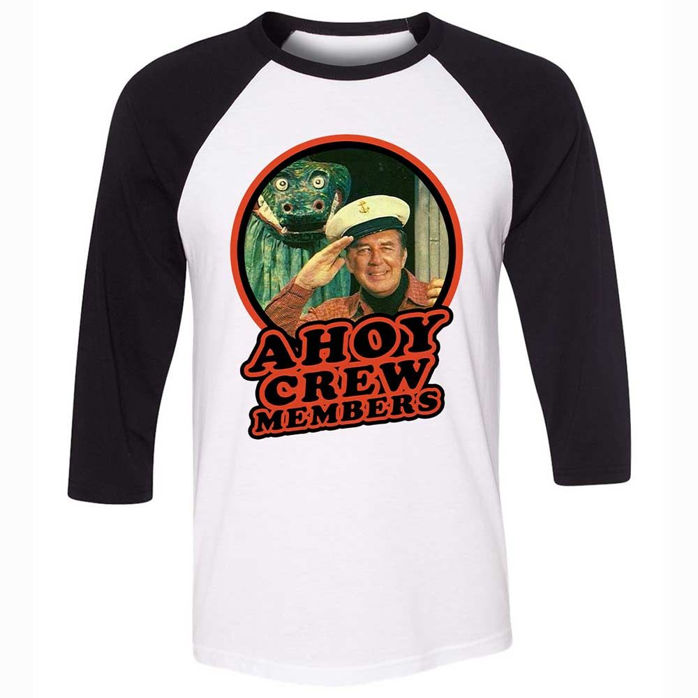 Unisex 3/4 Baseball Tee - 4USJLCKS - White/Black - 1