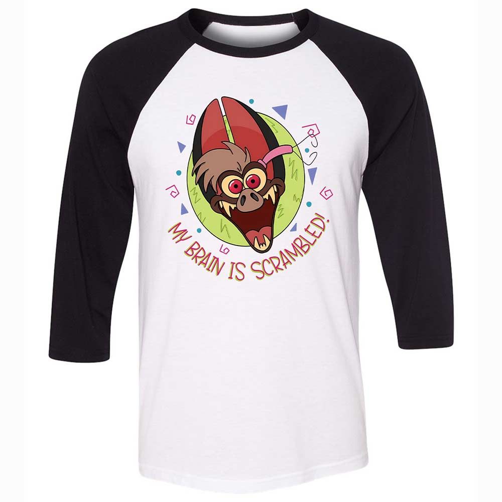 Unisex 3/4 Baseball Tee - 1RACZ4JZ - White/Black - 1
