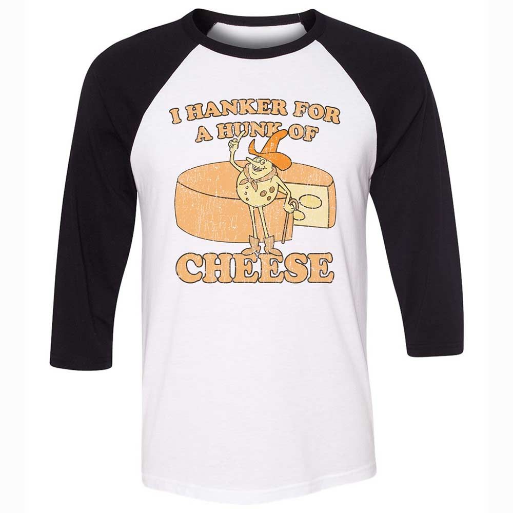 Hanker For A Hunk Of Cheese - White/Black - 1