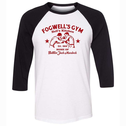 Unisex 3/4 Baseball Tee - TFUNNSLV - White/Black - 1