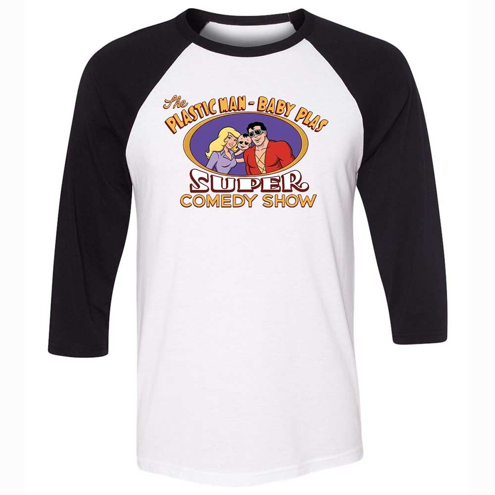 Unisex 3/4 Baseball Tee - FTGZVF89 - White/Black - 1
