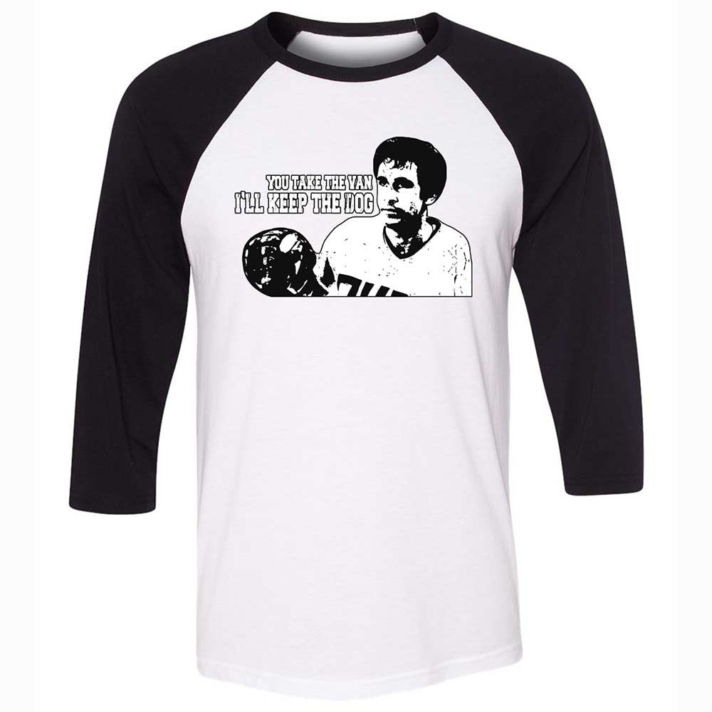 Unisex 3/4 Baseball Tee - 74QPGK42 - White/Black - 1