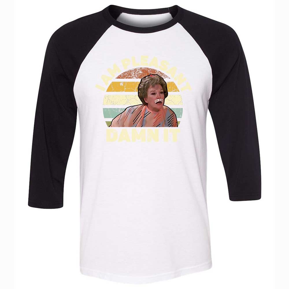 Unisex 3/4 Baseball Tee - 1MZWDVAF - White/Black - 1